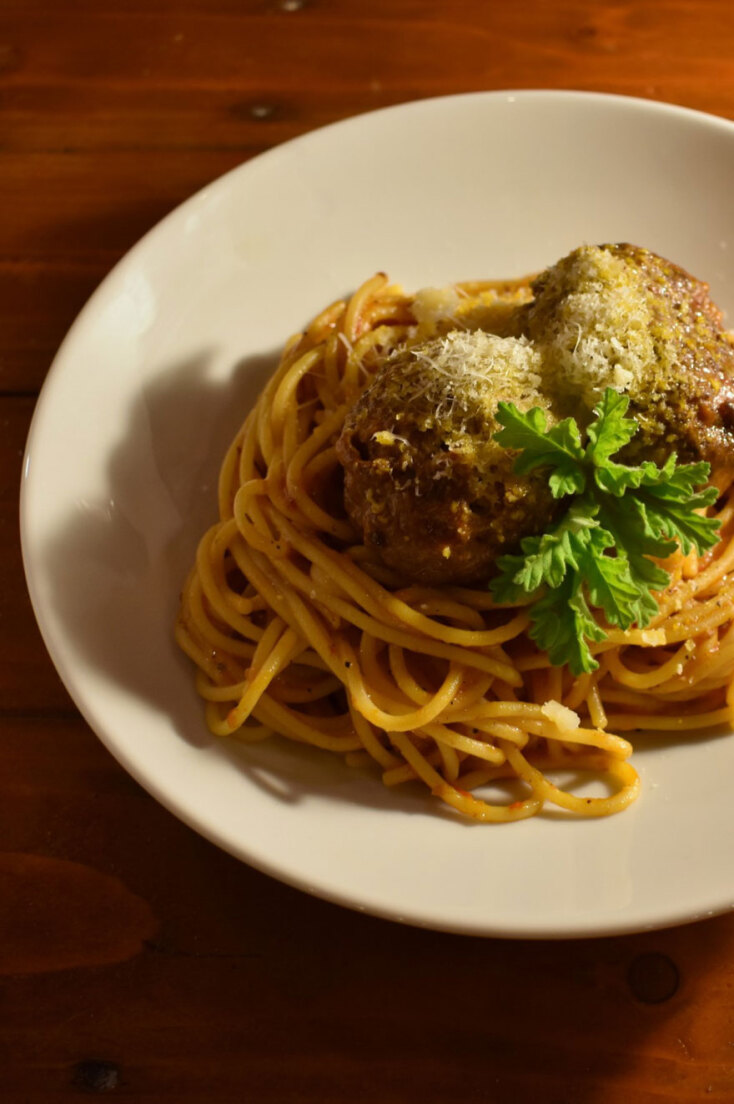 Τα θεϊκά Spaghetti Meatballs 