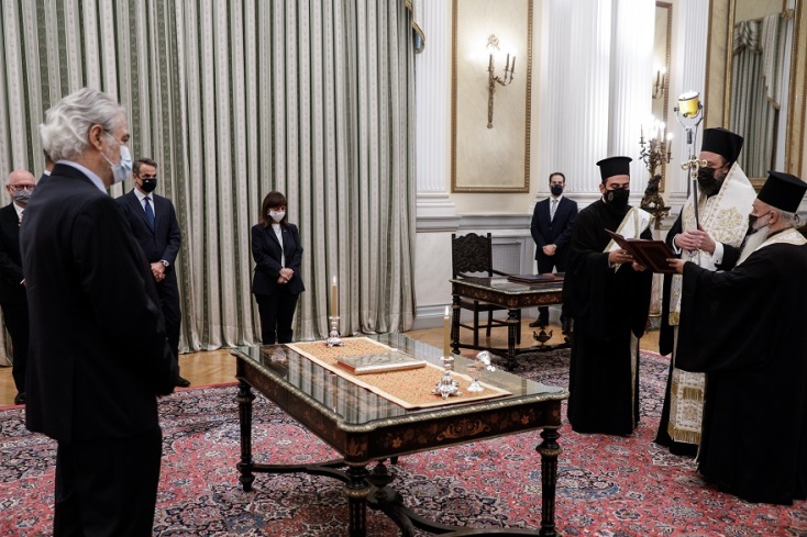 Ορκωμοσία της ηγεσίας του νέου Υπουργείου Κλιματικής Κρίσης και Πολιτικής Προστασίας