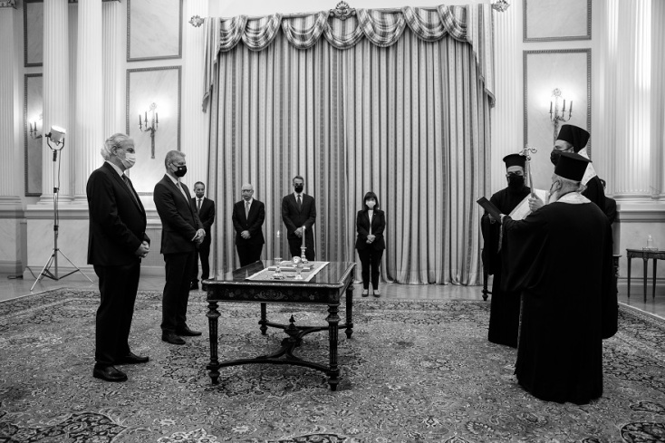 Ορκωμοσία της ηγεσίας του νέου Υπουργείου Κλιματικής Κρίσης και Πολιτικής Προστασίας