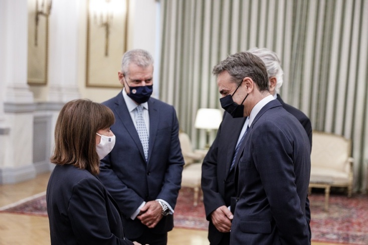 Ορκωμοσία της ηγεσίας του νέου Υπουργείου Κλιματικής Κρίσης και Πολιτικής Προστασίας