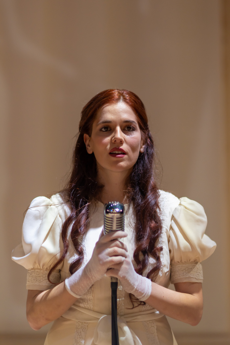 Η Μαρία Παπαφωτίου στο «Ιστορία χωρίς όνομα» στο Ίδρυμα Μιχάλης Κακογιάννης