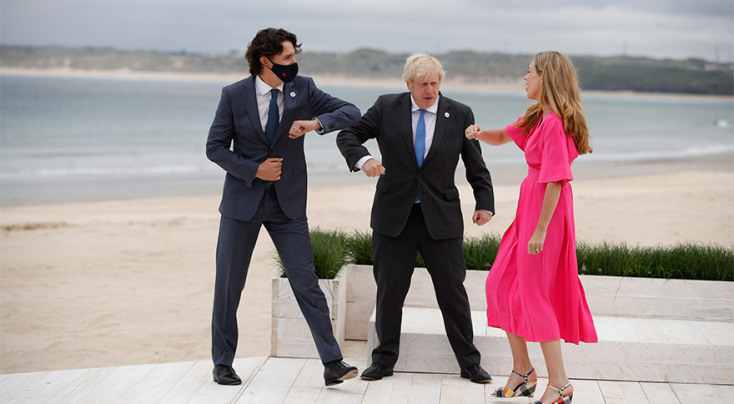 Τριντό - Μπόρις Τζόνσον και Κάρι Σίμοντς 