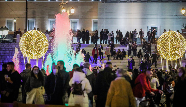 ΧΡΙΣΤΟΥΓΕΝΝΙΑΤΙΚΑ ΣΤΙΓΜΙΟΤΥΠΑ ΑΠΟ ΤΟ ΚΕΝΤΡΟ ΤΗΣ ΑΘΗΝΑΣ