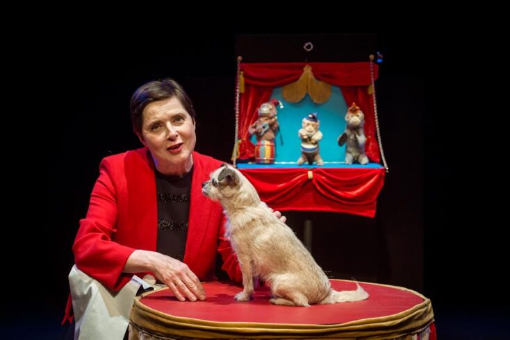 Η Isabella Rossellini στην παράσταση Link link ©Courtesy of Megaron Mousikis