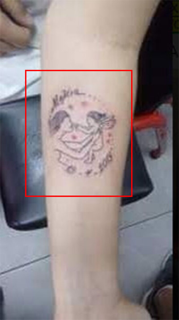 Το τατουάζ της Ρούλας Πισπιρίγκου για τη Μαλένα