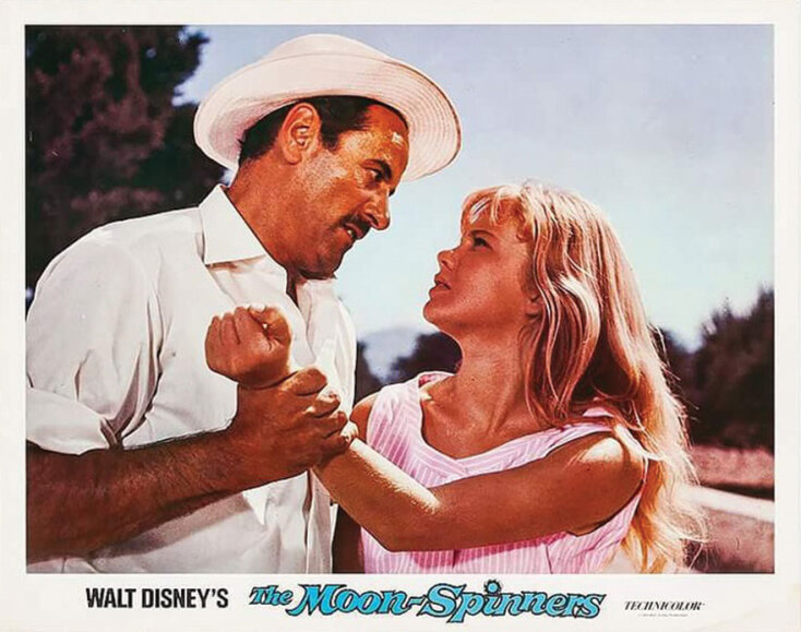 Φωτογραφία από την ταινία «Φεγγαρογνέματα», στο πλάνο ο Eli Wallach και η Hayley Mills