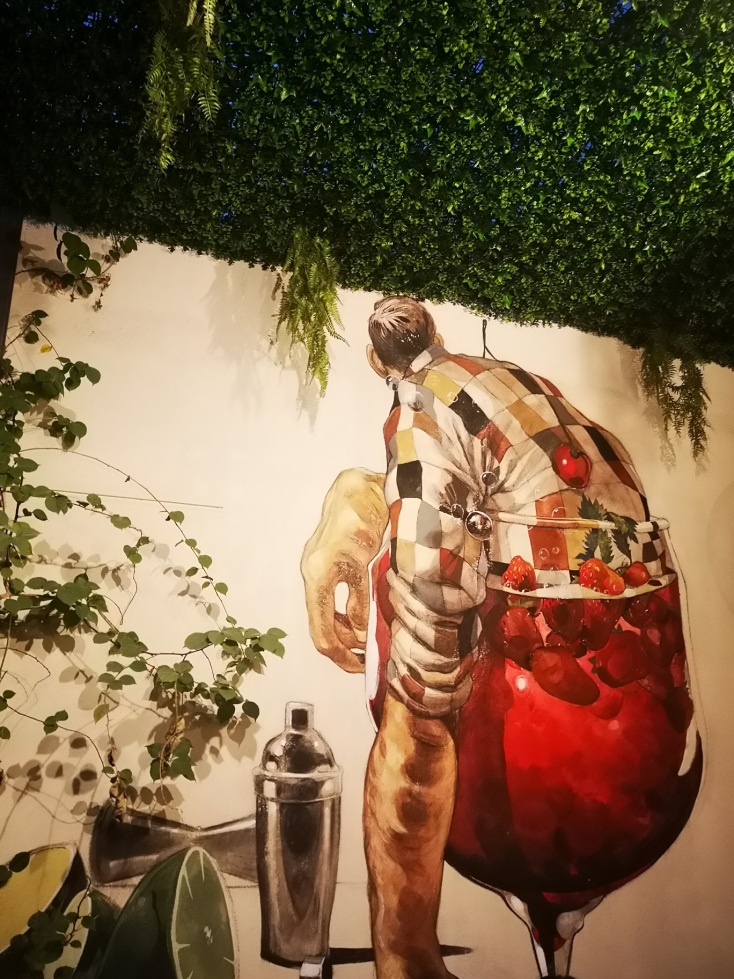 Τοιχογραφία του street artist Σταμάτη Λάσκου στο The Red Nose Graffiti