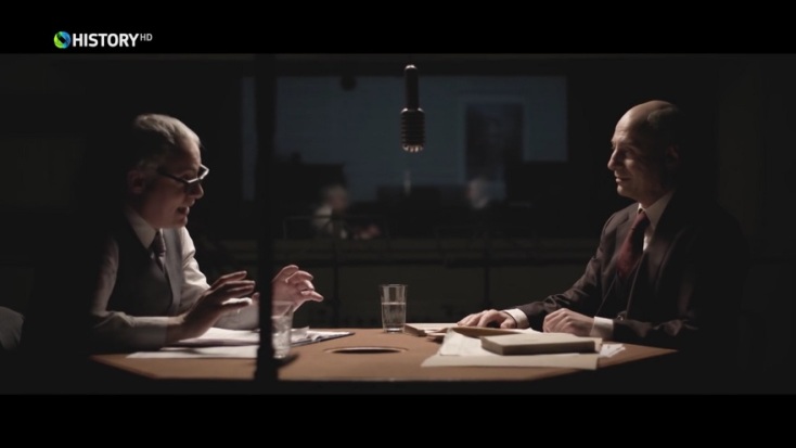 Στιγμιότυπο από το επεισόδιο που είναι αφιερωμένο στον Γιώργο Θεοτοκά.