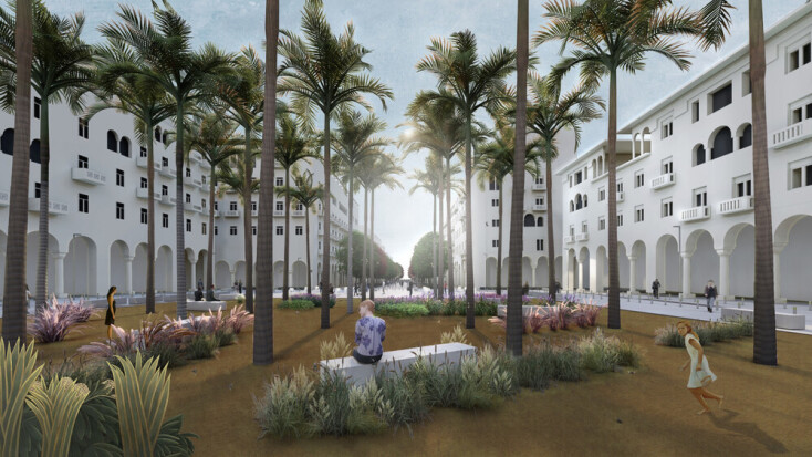 Η πλατεία Αριστοτέλους γεμίζει με φοίνικες, σύμφωνα με τη σχεδιαζόμενη ανάπλαση στη Θεσσαλονίκη