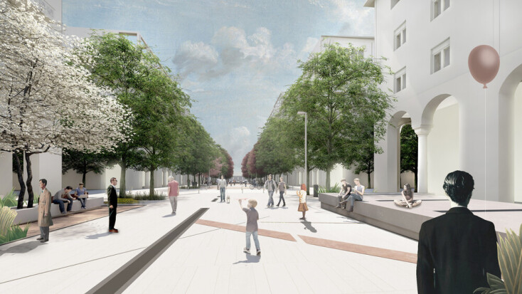 Στη νέα πλατεία Αριστοτέλους στη Θεσσαλονίκη δίνεται έμφαση στο πράσινο