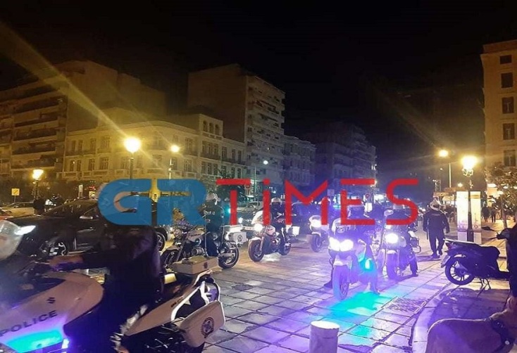 Εικόνες συνωστισμού στη Θεσσαλονίκη