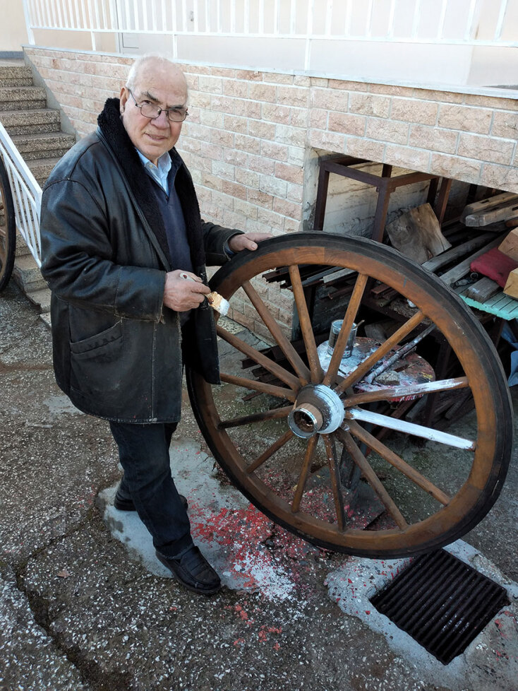 Ο Κωνσταντίνος Κοπέλης στη Θεσσαλονίκη έφτιαχνε άμαξες και κάρα όλη του τη ζωή