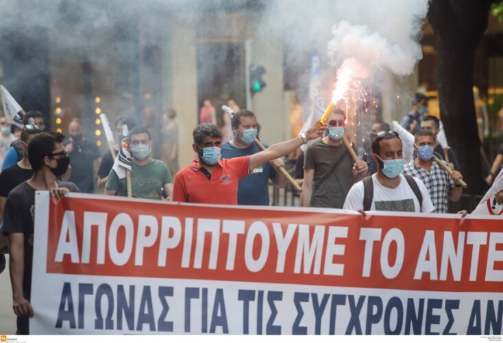 Συγκέντρωση κατά του νέου εργασιακού νομοσχεδίου στη Θεσσαλονίκη©EUROKINISSI-ΚΩΝΣΤΑΝΤΙΝΙΔΗΣ ΓΙΩΡΓΟΣ 