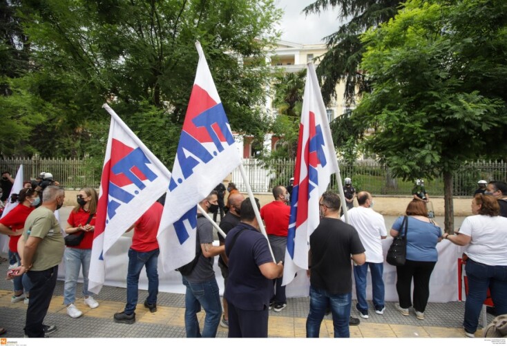 Συγκέντρωση κατά του νέου εργασιακού νομοσχεδίου στη Θεσσαλονίκη©EUROKINISSI-ΚΩΝΣΤΑΝΤΙΝΙΔΗΣ ΓΙΩΡΓΟΣ 