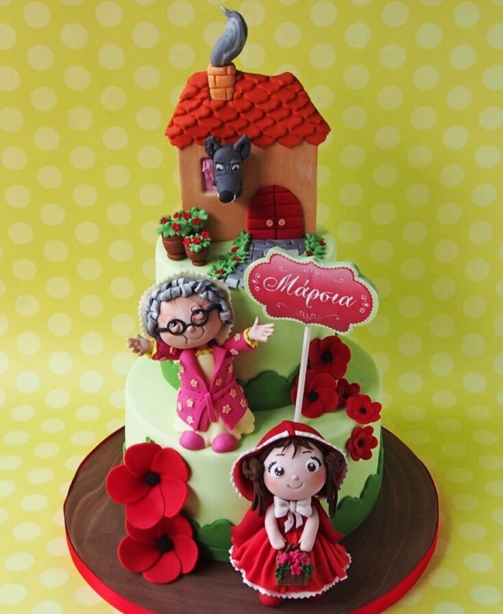 Τούρτα της pastry chef Εβίτα Παπαχαραλάμπους