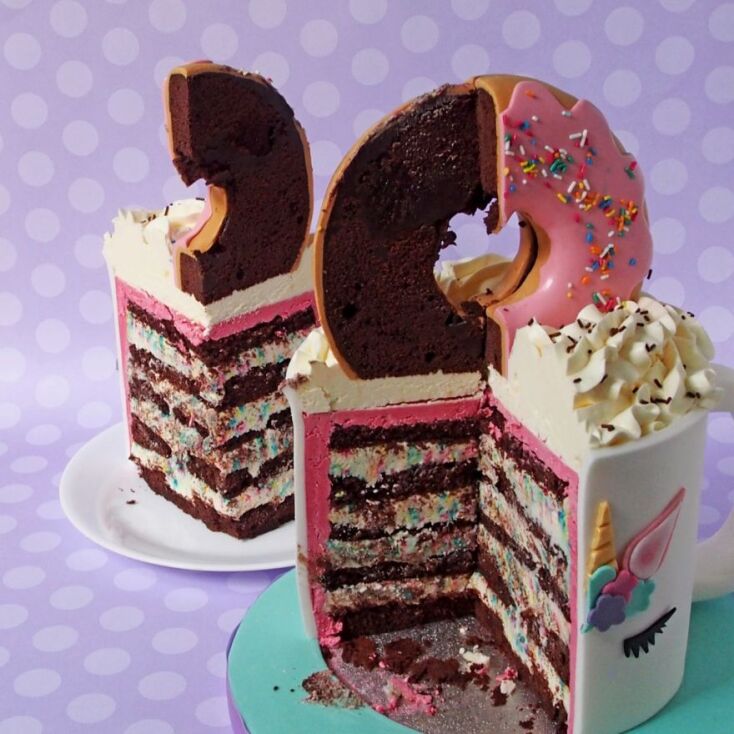 Τούρτα της pastry chef Εβίτα Παπαχαραλάμπους