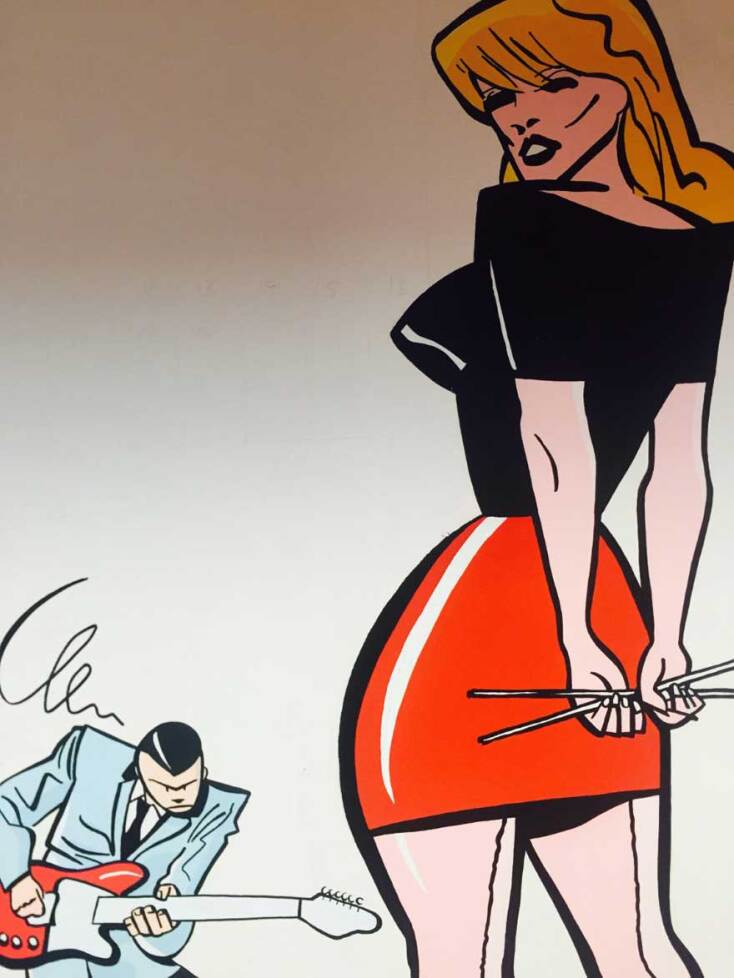 Athens Voice Radio 102.5 / Τοιχογραφία Βαγγέλη Περρή