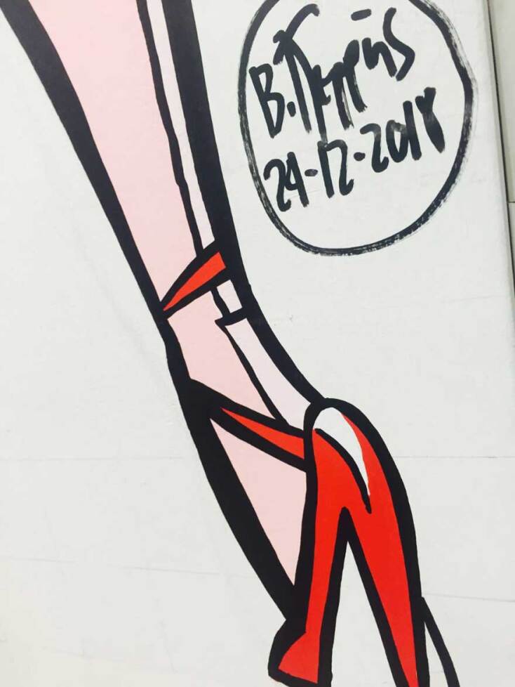 Athens Voice Radio 102.5 / Τοιχογραφία Βαγγέλη Περρή