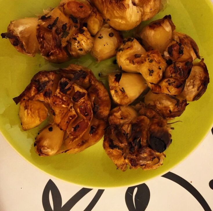 Ψητό μοσχάρι με τραγανές πατάτες φούρνου