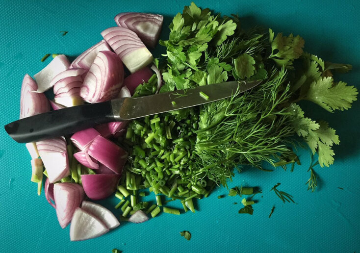 Λαχανοντολμάδες με λάχανο τουρσί