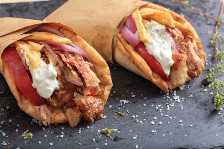 Τυλιχτό με γύρο χοιρινό στο City Grill