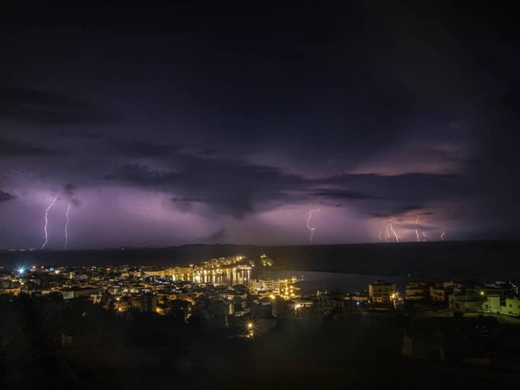 Κακοκαιρία στην Τήνο