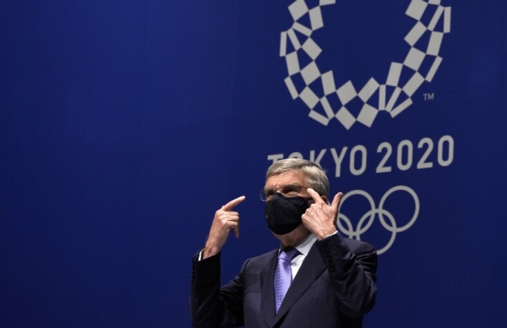 επικεφαλής της Οργανωτικής Επιτροπής, Τοσίρο Μούτο © EPA / FRANCK ROBICHON