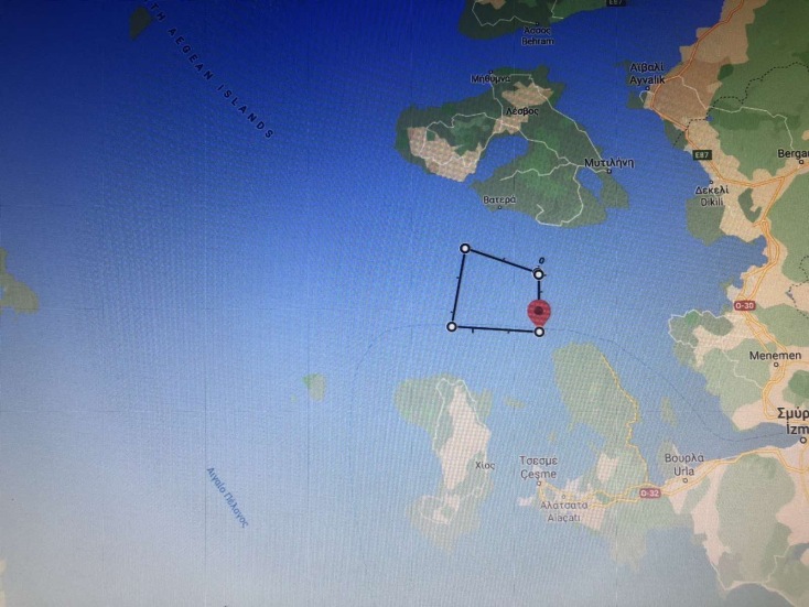 Η πρώτη τουρκική NAVTEX για ασκήσεις με πραγματικά πυρά νότια της Λέσβου