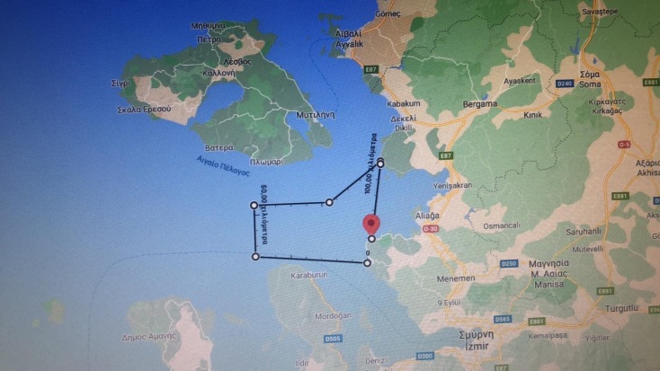 Η δεύτερη τουρκική NAVTEX για ασκήσεις με πραγματικά πυρά νότια της Λέσβου