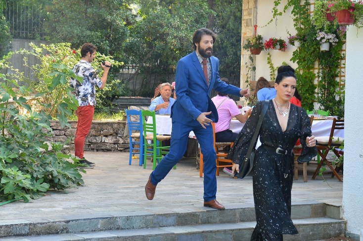 «Η τούρτα της μαμάς»: Στιγμιότυπο από τα γυρίσματα