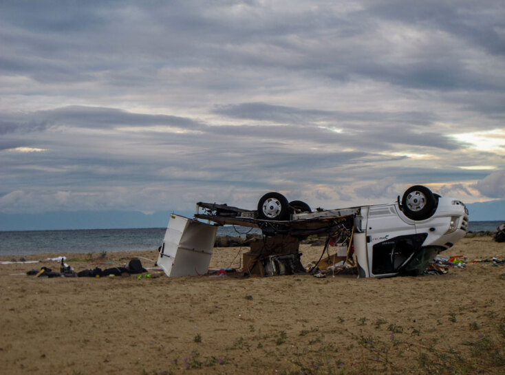Τραγωδία στη Χαλκιδική: Δύο νεκροί σε τροχόσπιτο