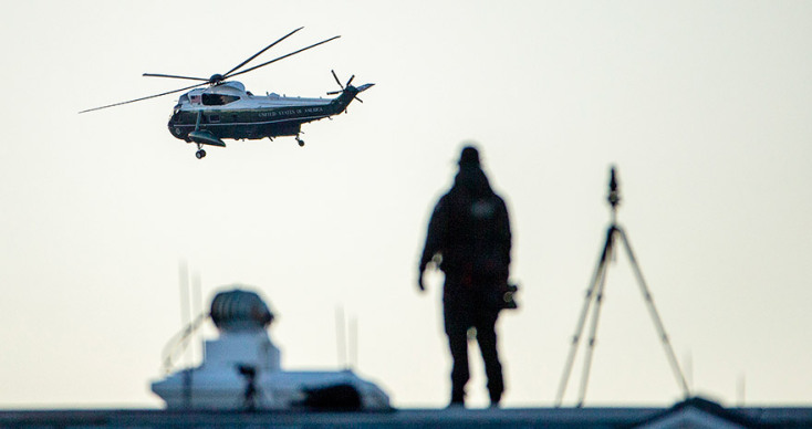 Ο Τραμπ αναχώρησε από τον Λευκό Οίκο 