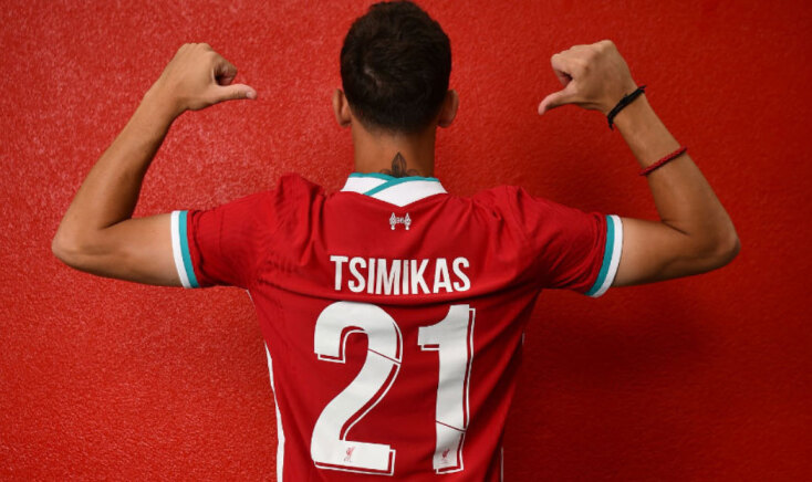 Με το νούμερο 21 θα αγωνίζεται στη Λίβερπουλ ο Κώστας Τσιμίκας