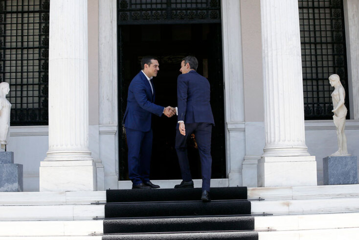 Αλέξης Τσίπρας και Κυριάκος Μητσοτάκης