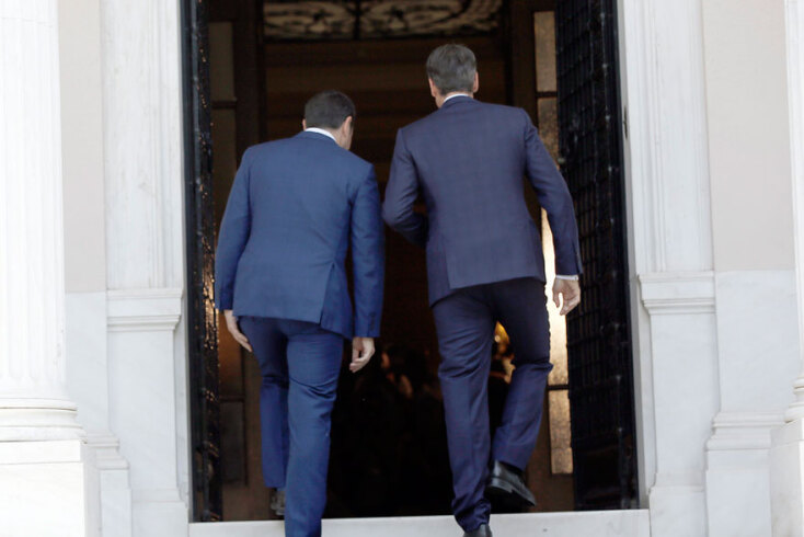 Αλέξης Τσίπρας και Κυριάκος Μητσοτάκης