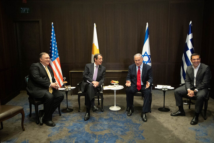 6η Τριμερής Σύνοδος Ελλάδας, Ισραήλ και Κύπρου, παρουσία Μάικ Πομπέο