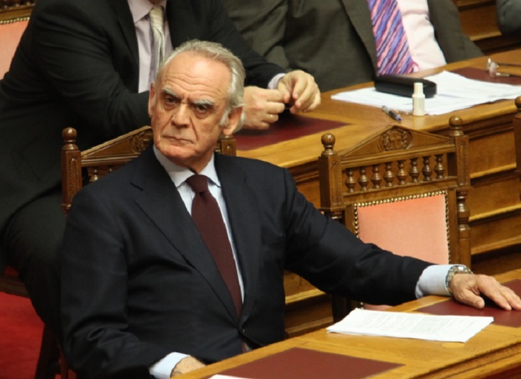 Ο Άκης Τσοχατζόπουλος στα έδρανα της Βουλής των Ελλήνων