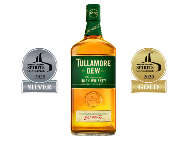 Πολλαπλή διάκριση με 5 χρυσά μετάλλια και ένα ασημένιο για το Tullamore D.E.W. στο φετινό “International Spirits Challenge”, το αυθεντικό ιρλανδέζικο ουίσκι.