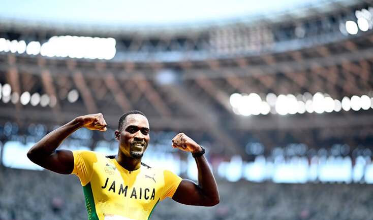 Ο Hansle Parchment, ο σπρίντερ από την Τζαμάικα, κατέκτησε το χρυσό μετάλλιο στους Ολυμπιακούς Αγώνες του Τόκιο 2020
