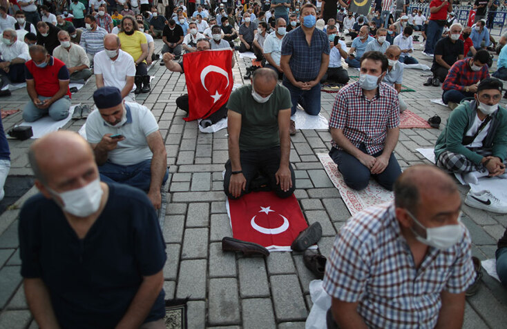 Η Αγία Σοφία γίνεται τζαμί: Την Παρασκευή 24 Ιουλίου 2020 η πρώτη μουσουλμανική προσευχή στο εσωτερικό της