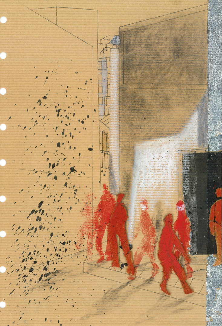 Έργο από την ατομική έκθεση της Μάτως Ιωαννίδου, «Το απόκρυφο βιβλίο»