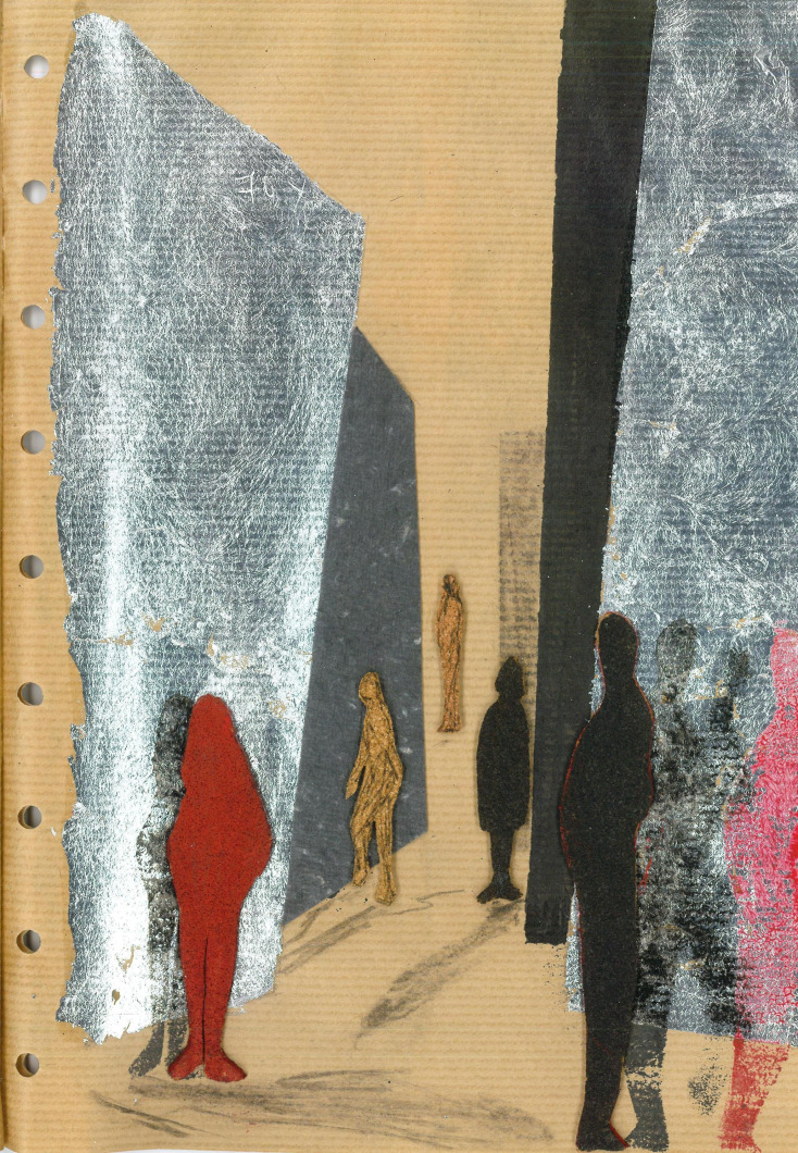 Έργο από την ατομική έκθεση της Μάτως Ιωαννίδου, «Το απόκρυφο βιβλίο»