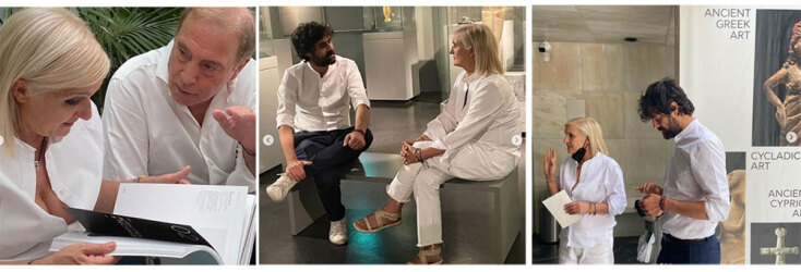 Η επίσκεψη της Maria Grazia Chiuri και του συνεργάτη της FilippoCosmelli στην Αθήνα