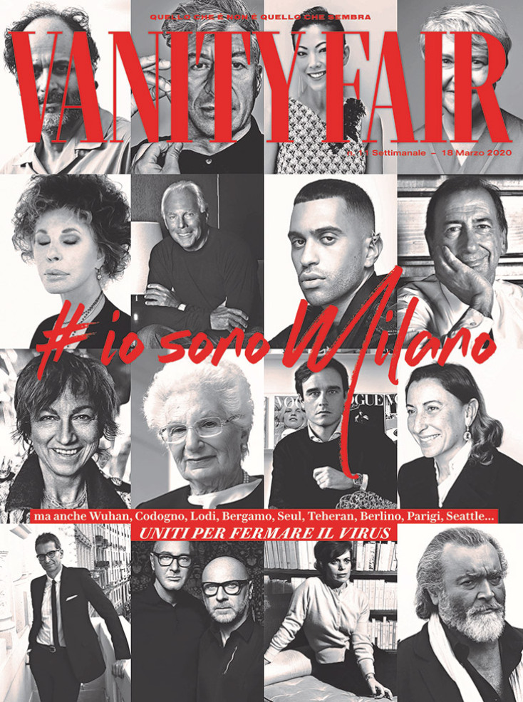 Vanity Fair Italy, το εξώφυλλο του τεύχους που είναι αφιερωμένο στο Μιλάνο και τη Λομβαρδία