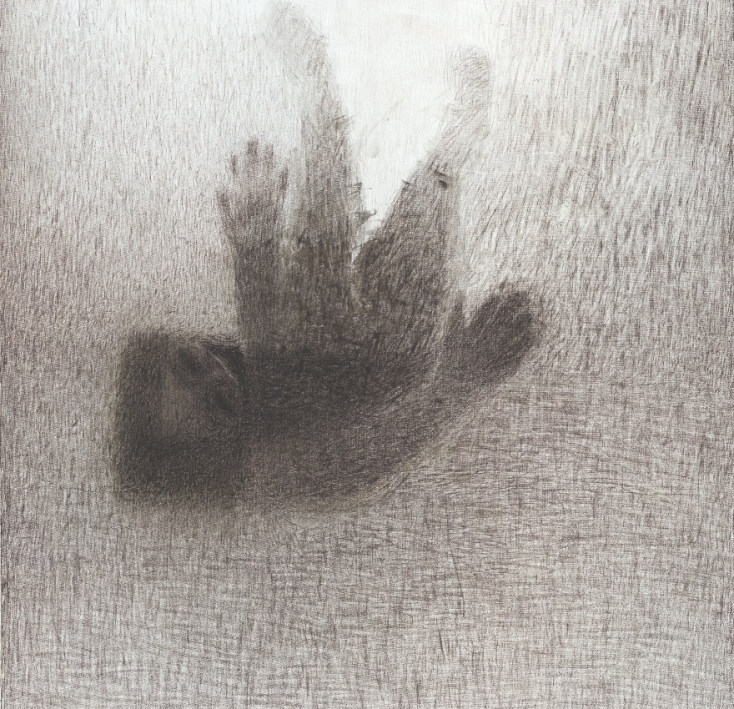 Πίνακας της Βαρβάρας Λιακουνάκου με τίτλο Η πτώση