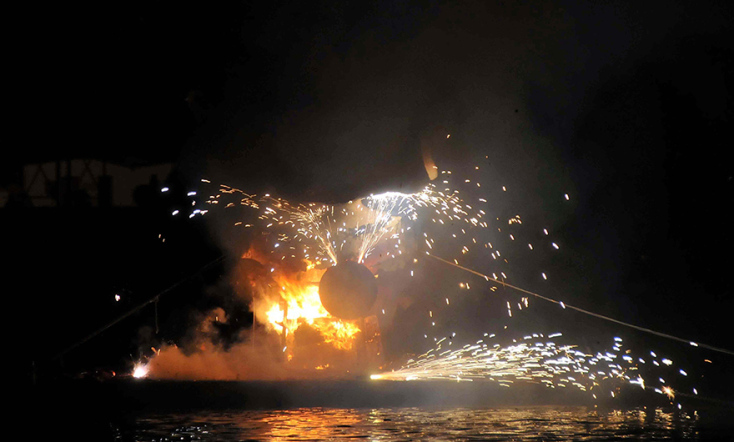 Πάτρα: Στην πυρά ο βασιλιάς Καρνάβαλος (Φωτογραφία Αρχείου)