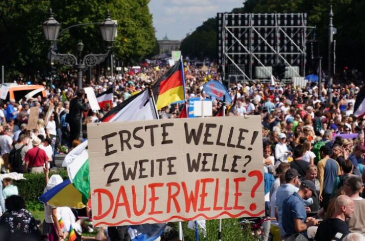 Η διαδήλωση στο Βερολίνο 