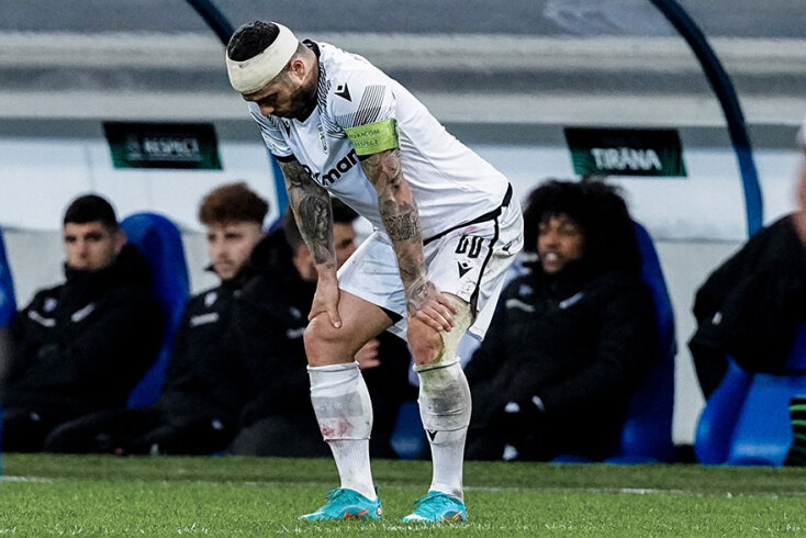 Γάνδη - ΠΑΟΚ: Συγκινητικός ο Βιεϊρίνια, αγωνίστηκε τραυματισμένος με επίδεσμο στο κεφάλι στο δεύτερο ημίχρονο