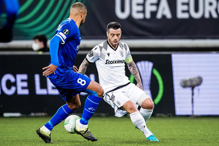 Κατάθεση ψυχής από τον Βιεϊρίνια στο παιχνίδι Γάνδη - ΠΑΟΚ στο Βέλγιο