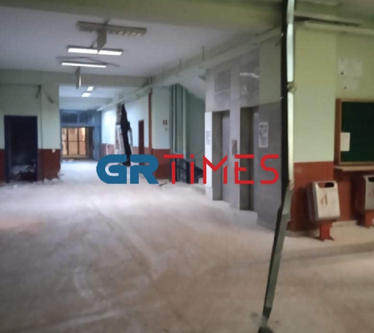 Ζημιές στον χώρο της Σχολής Θετικών Επιστημών στο ΑΠΘ